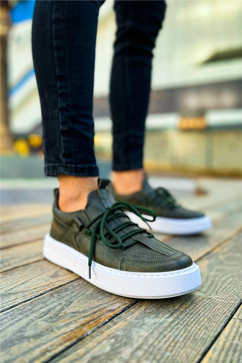 CH159 CBT Lace Up Men's Shoes - Khaki #369951