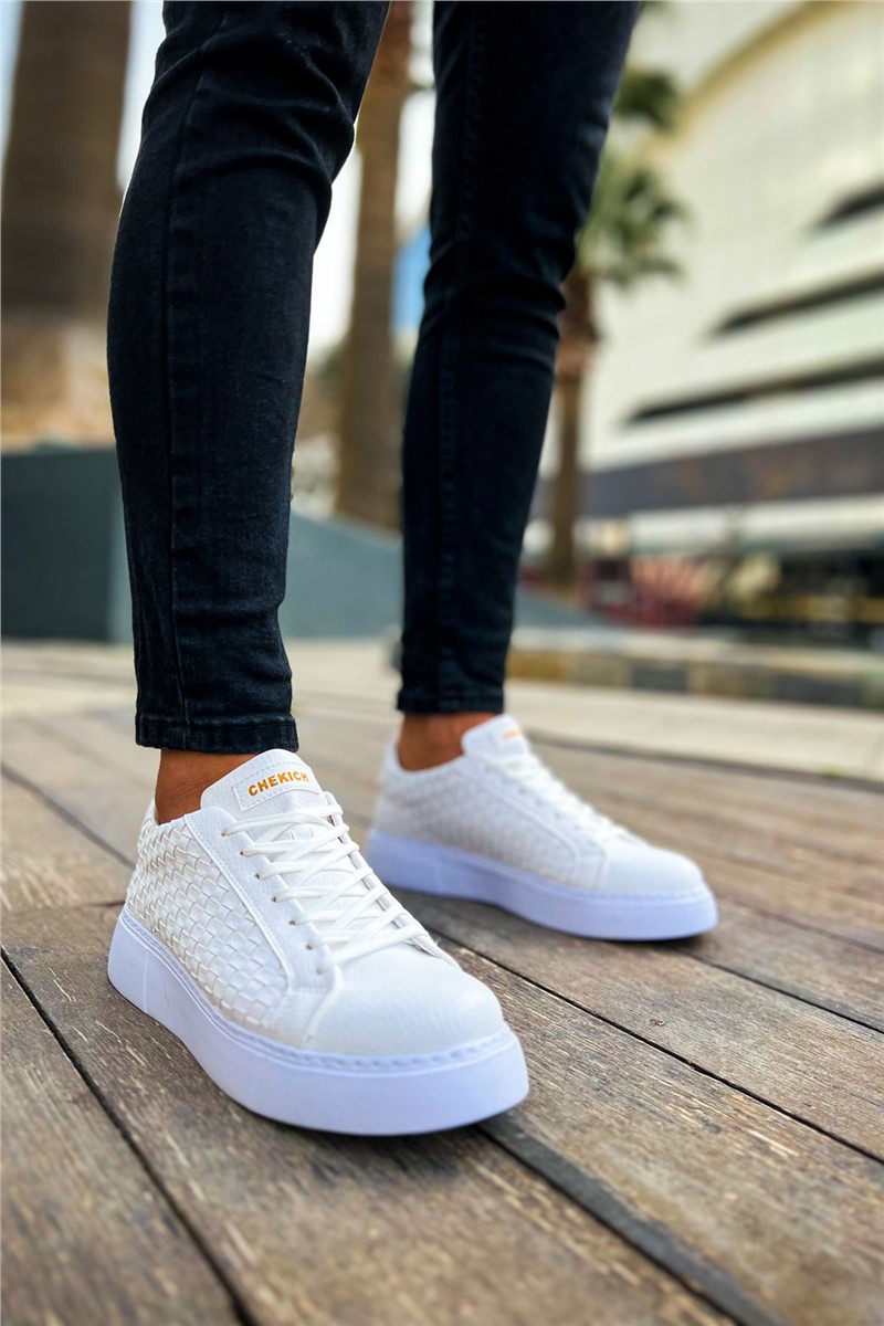 Men's Lace Up Shoes CH203 OBT - White #370914
