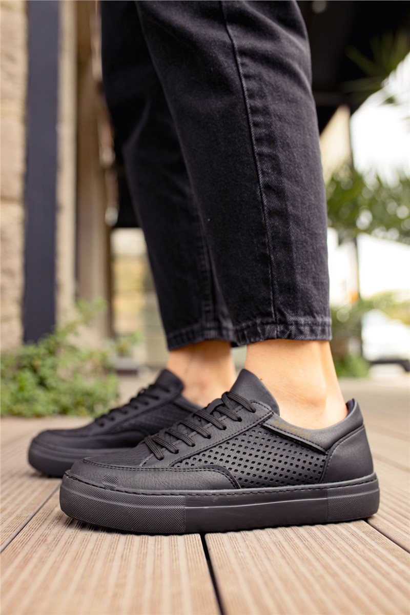 Chekich Unisex Shoes CH015 - Black #359360