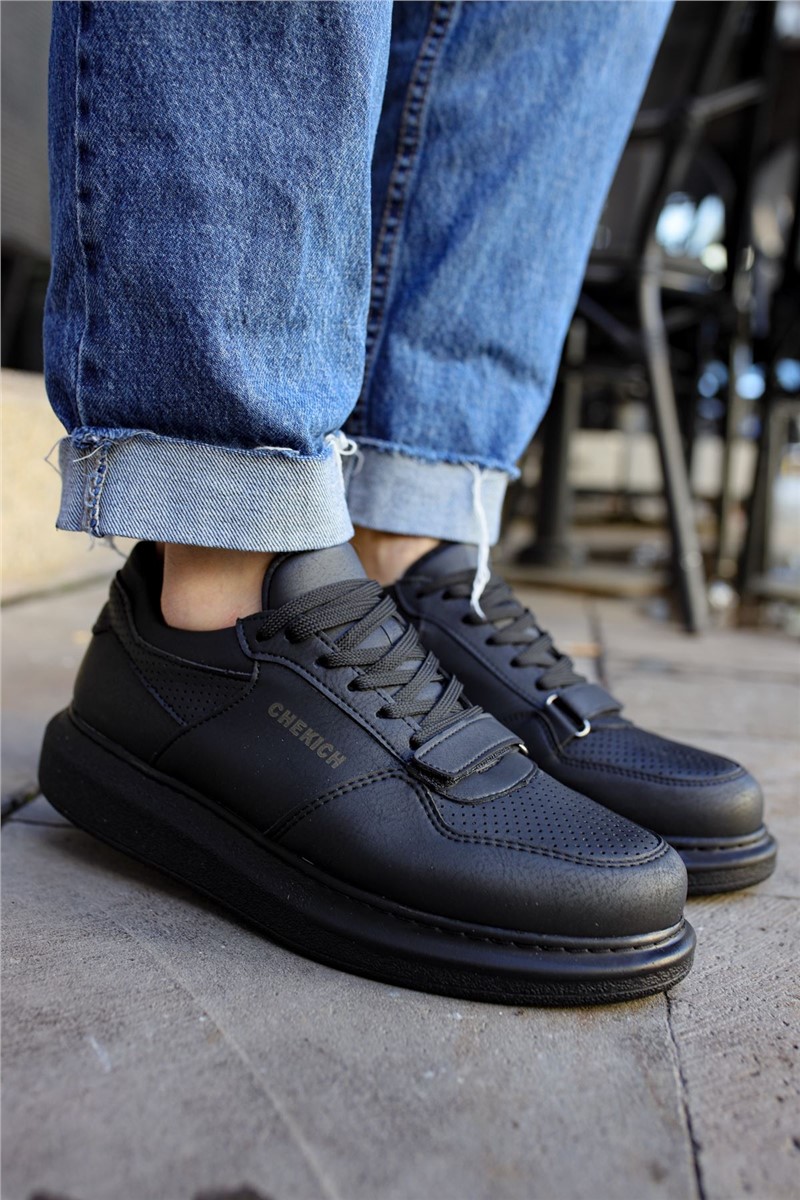 Chekich Unisex Shoes CH073 - Black #359395
