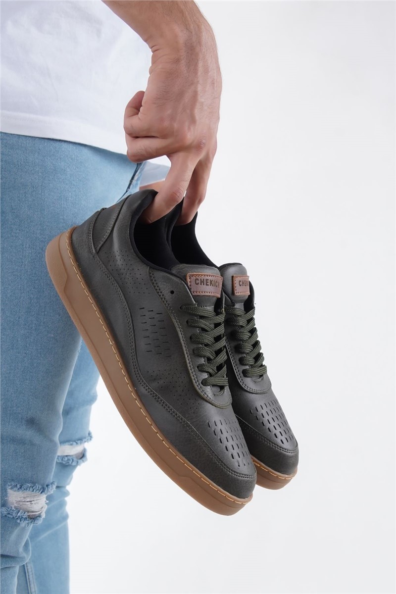 Chekich Men's Shoes CH157 - Khaki #359702