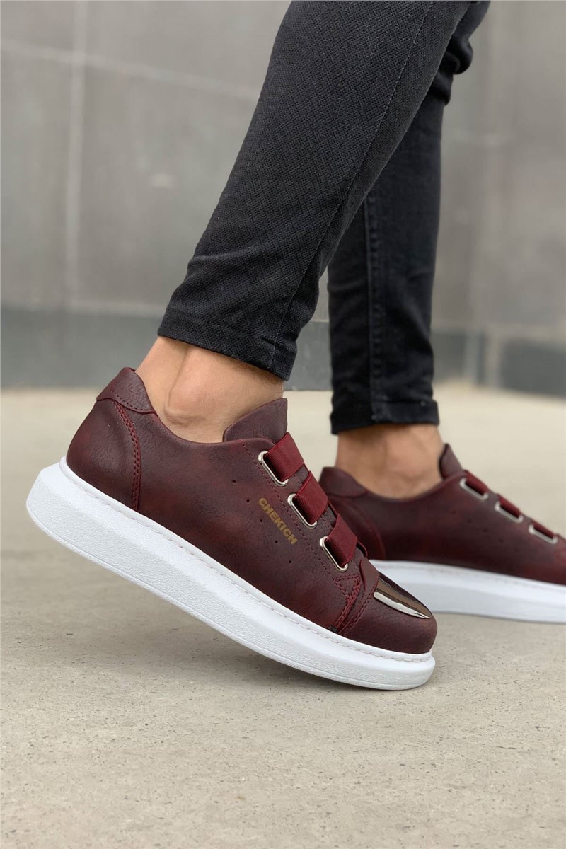 Chekich Unisex Shoes CH251 - Burgundy #359397