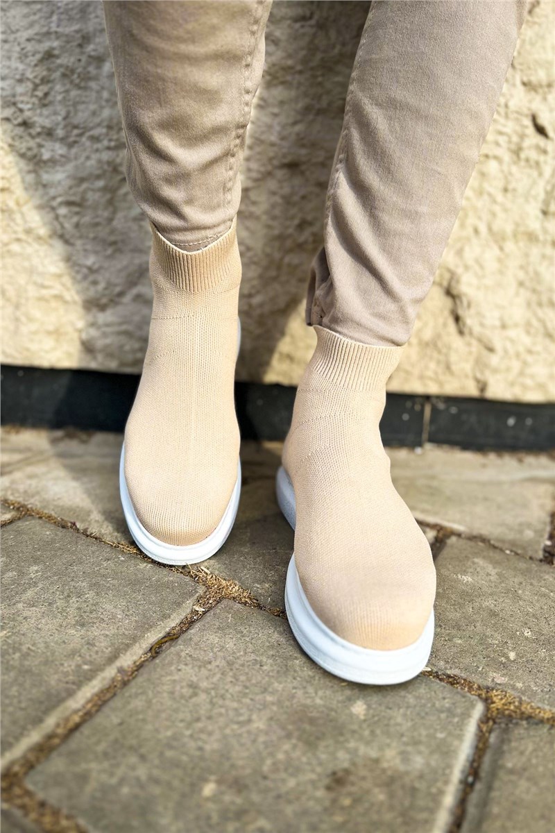 CH207 TRT Textile Men's Shoes - Cream Color #407931