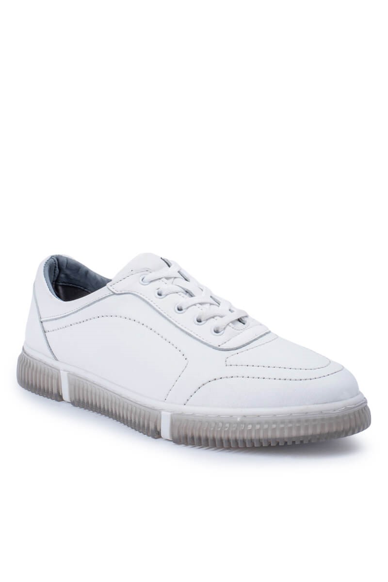 GPC POLO Men's Genuine Leather Casual Shoes - White 20230321100