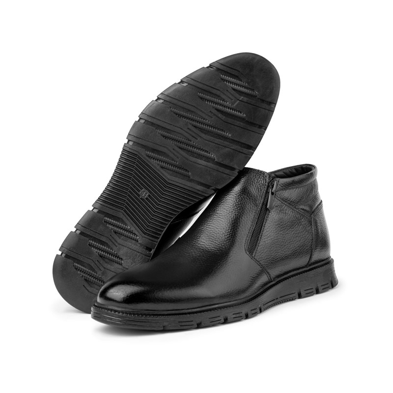 Ducavelli Men's Genuine Leather Boots - Black #363787