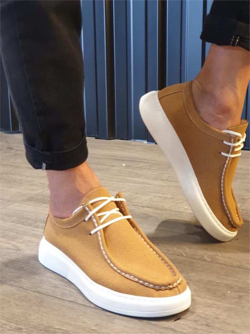 Men's lace-up shoes SLW-170 - Taba #382103