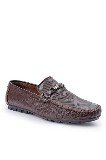 ALEXANDER GARCIA Men's Genuine Leather Loafers - Dark Brown 20230321111