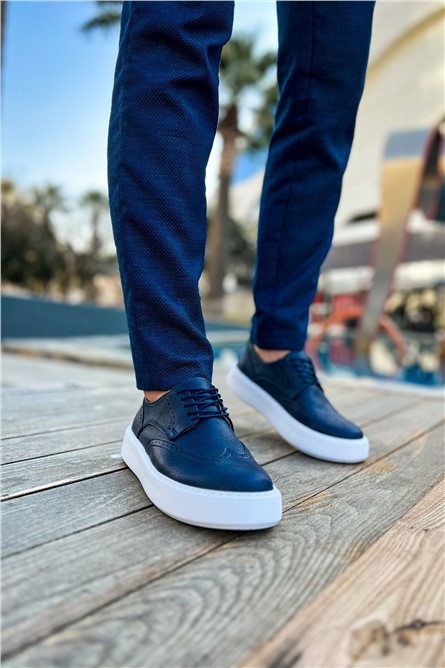 Men's Shoes CH149 CBT Lace Up - Navy Blue #369956