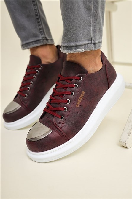 Chekich Unisex Shoes CH175 - Burgundy #359744