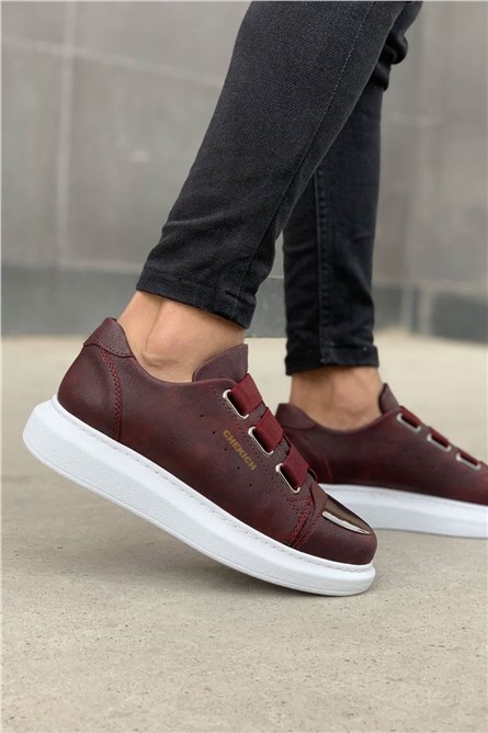 Chekich Unisex Shoes CH251 - Burgundy #359397