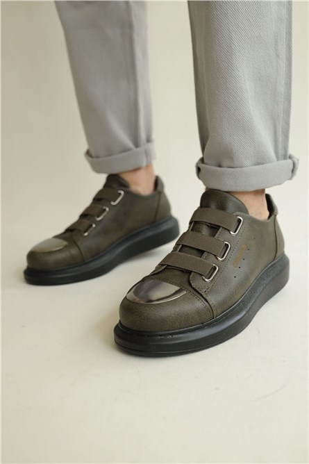 Chekich Unisex Shoes CH251 - Khaki #359778