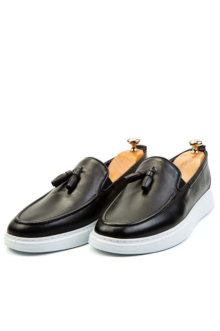 Ducavelli Men's Real Leather Shoes - Black #308241