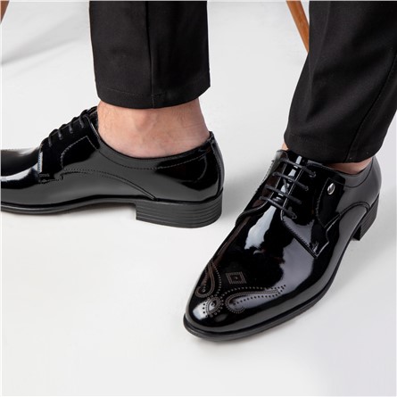 Ducavelli Men's Genuine Leather Formal Shoes - Black #363762