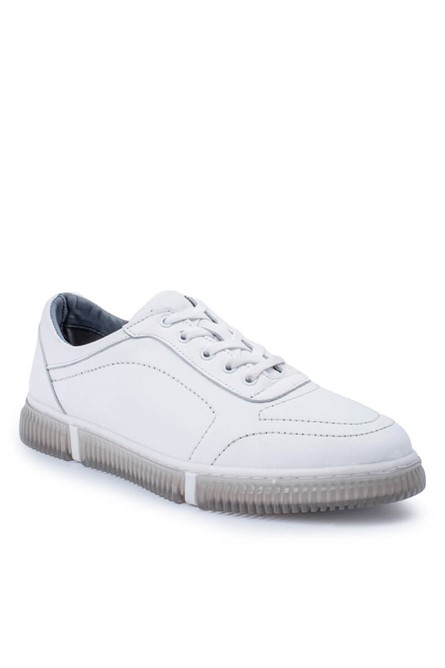 GPC POLO Men's Genuine Leather Casual Shoes - White 20230321100