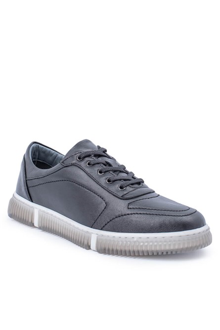 GPC POLO Men's Genuine Leather Casual Shoes - Black 20230321101