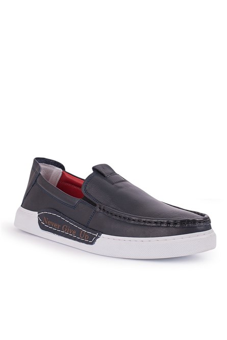 GPC POLO Men's leather shoes - Navy Blue 20210835414
