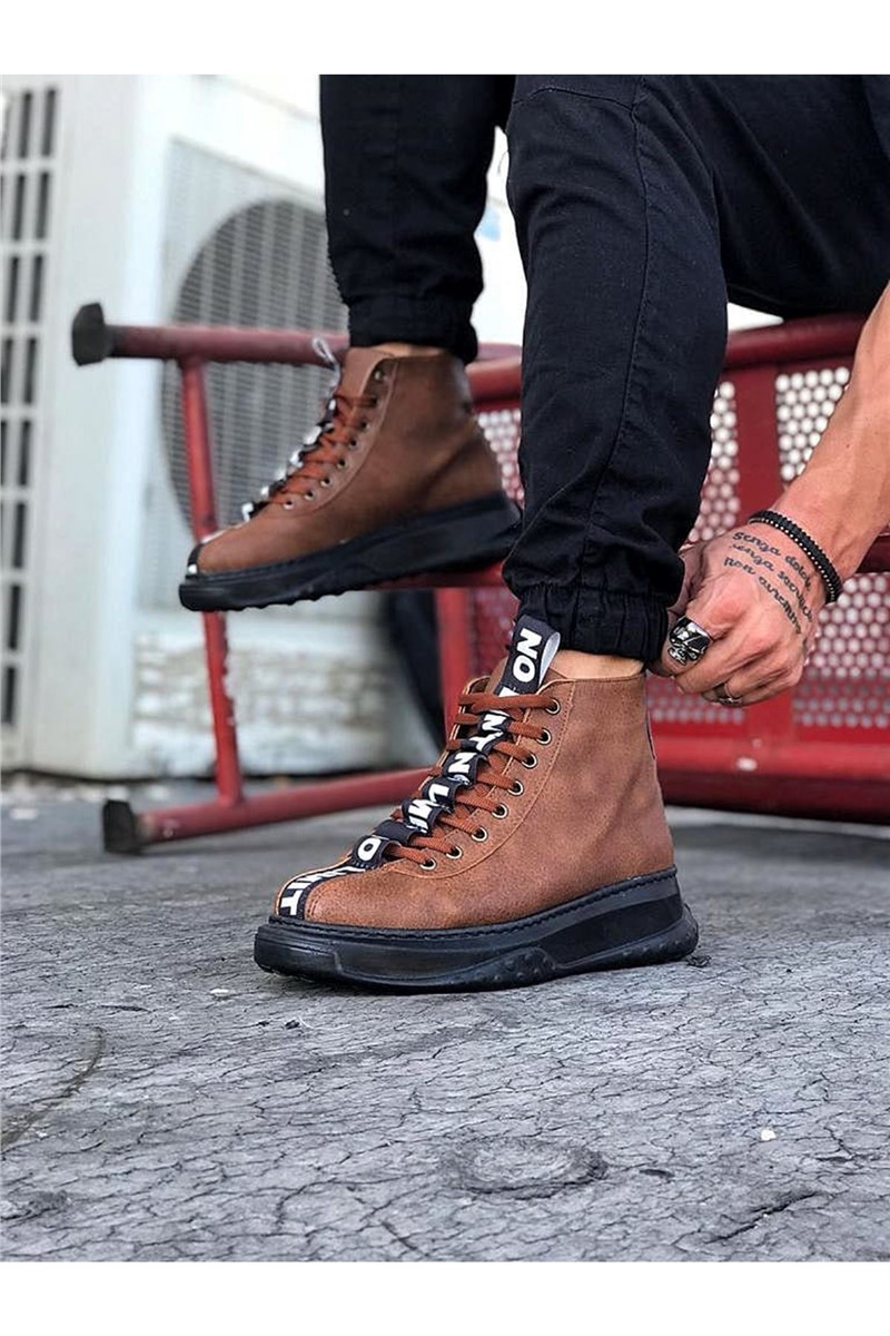 Men's Casual Lace Up Boots WG03 - Taba #362643
